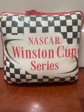Vintage 2001 NASCAR Winston Cup Series Vinyl Seat Cushion Pillow